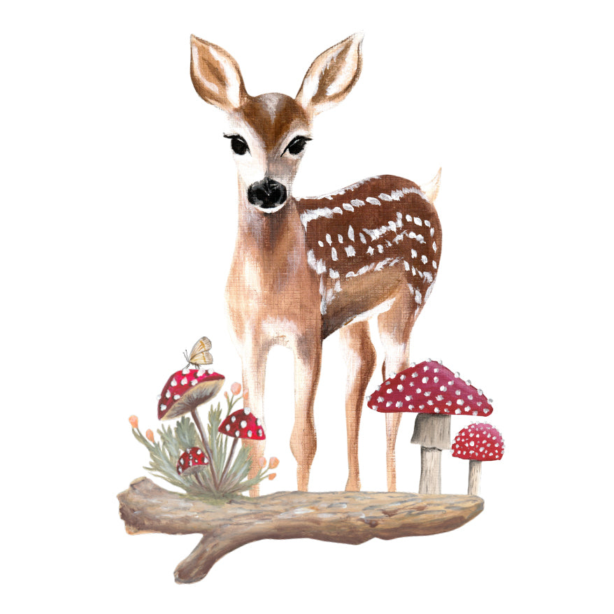 Woodland Wall Decal Deer